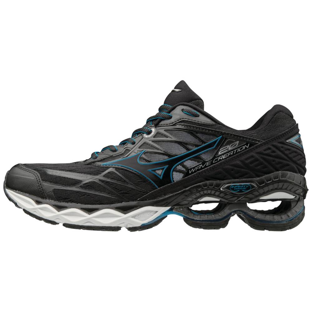 Mizuno Men's Wave Creation 20 Running Shoes Black (411060-XLD)